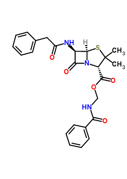 Benzamidomethyl benzylpenicillinate Structure,51164-29-5Structure