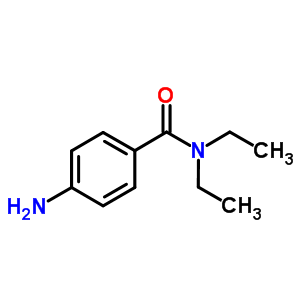 4-氨基-N,N-二乙基苯甲酰胺结构式_51207-85-3结构式
