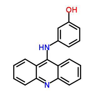 3-(吖啶-9-基氨基)-苯酚结构式_51208-19-6结构式