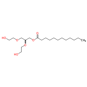 三十聚乙二醇甘油月桂酸酯结构式_51248-32-9结构式