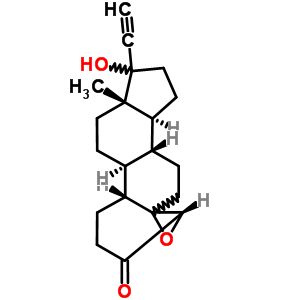 炔诺酮-4beta,5beta-环氧化物结构式_51267-63-1结构式