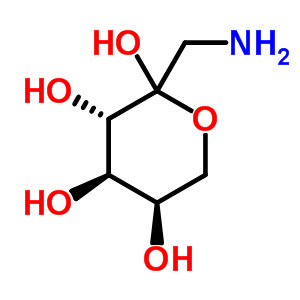 1-氨基-1-脱氧-D-果糖结构式_51296-39-0结构式