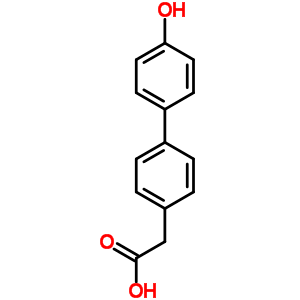 P-羟基联苯乙酸结构式_51350-23-3结构式