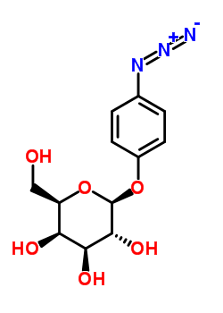 4-叠氮基苯基半乳糖苷结构式_51368-18-4结构式