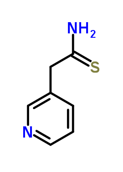 3-吡啶硫代乙酰胺结构式_51451-44-6结构式
