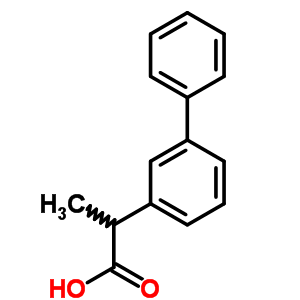 Alpha-甲基-3-联苯乙酸结构式_51498-07-8结构式