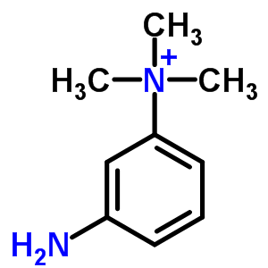 (3-氨基苯基)三甲基铵结构式_51570-74-2结构式