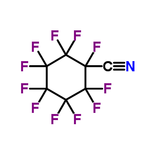全氟环己烷甲腈结构式_51579-56-7结构式
