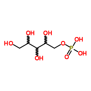多核糖醇磷酸酯结构式_51584-96-4结构式