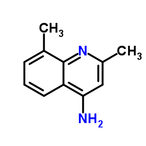 4-氨基-2,8-二甲基喹啉结构式_51617-12-0结构式