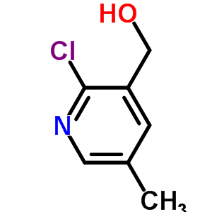 2-氯-5-甲基-3-吡啶甲醇结构式_518314-64-2结构式