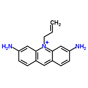 10-丙-2-烯基吖啶-10-鎓-3,6-二胺结构式_52009-70-8结构式