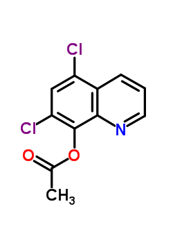 5,7-二氯-8-喹啉乙酸酯结构式_52174-94-4结构式