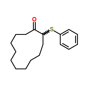 2-苯基磺酰基环十二烷-1-酮结构式_52190-43-9结构式