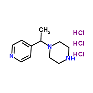 1-(1-吡啶-4-乙基)-哌嗪三盐酸盐结构式_521914-40-9结构式