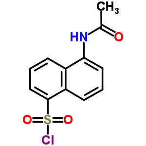 5-乙酰氨基萘-1-磺酰氯结构式_52218-37-8结构式