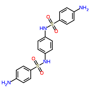4-氨基-n-[4-[(4-氨基苯基)磺酰基氨基]苯基]苯磺酰胺结构式_52257-15-5结构式