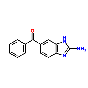 (2-氨基-1H-苯并[d]咪唑-5基)-苯甲酮结构式_52329-60-9结构式