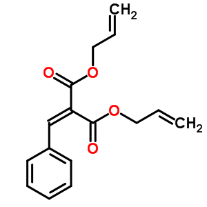 Diprop-2-enyl 2-benzylidenepropanedioate Structure,52505-39-2Structure