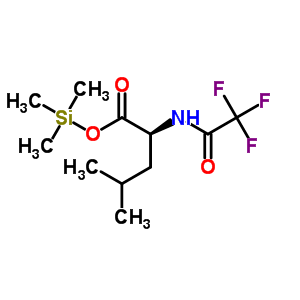 N-(trifluoroacetyl)-l-leucine trimethylsilyl ester Structure,52558-82-4Structure