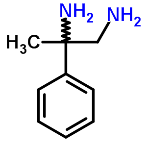 2-苯基-1,2-丙二胺结构式_5257-35-2结构式