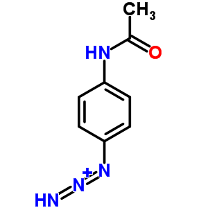 n-(4-叠氮基苯基)-乙酰胺结构式_52578-66-2结构式