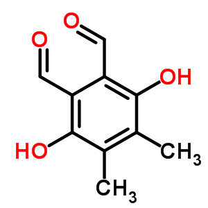 3,6-Dihydroxy-4,5-dimethylphthalaldehyde Structure,52643-54-6Structure