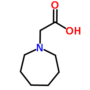 氮杂环庚烷-1-乙酸盐酸盐结构式_52703-80-7结构式