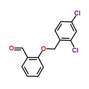 2-[(2,4-二氯苄基)氧基]苯甲醛结构式_52803-60-8结构式