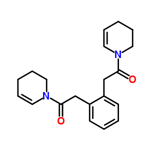 1,1-[1,2-亚苯基双(1-氧代-2,1-乙烷二基)]双(1,2,3,4-四氢吡啶)结构式_52881-80-8结构式