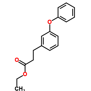 3-(3-苯氧基-苯基)-丙酸乙酯结构式_52888-69-4结构式