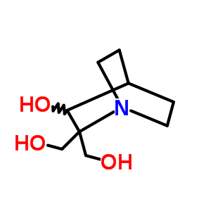 7,7-Bis(hydroxymethyl)-1-azabicyclo[2.2.2]octan-8-ol Structure,5291-31-6Structure