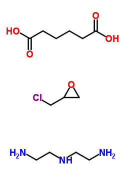 己二酸/环氧丙基二亚乙基三胺共聚物结构式_52932-31-7结构式