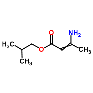 3-氨基-2-butenoicacid异丁基酯结构式_52937-90-3结构式
