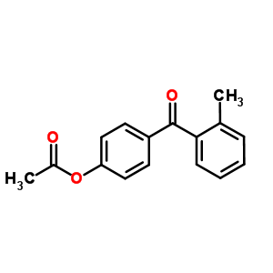 4-乙酰氧基-2-甲基苯甲酮结构式_52981-06-3结构式