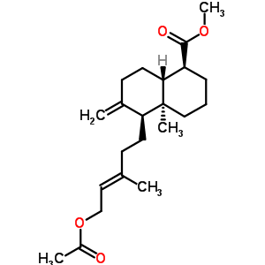 乙酰基异柏烯酸结构式_52992-82-2结构式