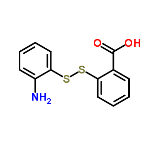 2-((2-氨基苯基)二硫代)苯甲酸结构式_5301-13-3结构式