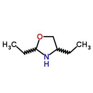 2,4-二乙基-噁唑啉结构式_53019-57-1结构式
