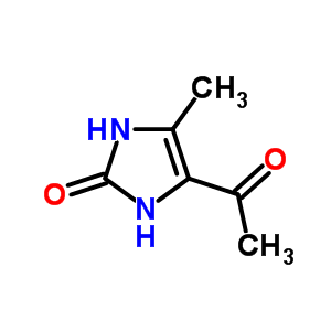 4-乙酰基-5-甲基-1,3-二氢-2H-咪唑-2-酮结构式_53064-61-2结构式