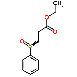 3-(苯基亚磺酰基)-丙酸乙酯结构式_53075-94-8结构式
