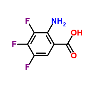2-氨基-3,4,5-三氟苯甲酸结构式_531529-72-3结构式