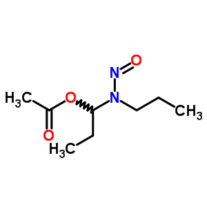 (1-乙酰氧基丙基)丙基硝基胺结构式_53198-41-7结构式