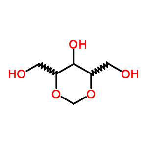 4,6-Bis(hydroxymethyl)-1,3-dioxan-5-ol Structure,5348-86-7Structure