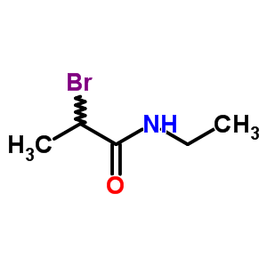 2-溴-n-乙基-丙酰胺结构式_5349-31-5结构式