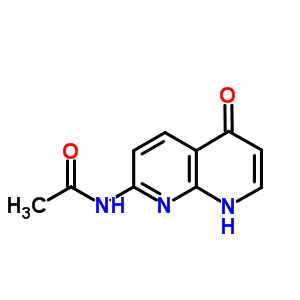 2-乙酰氨基-5-羟基-1,8-萘啶结构式_5350-37-8结构式