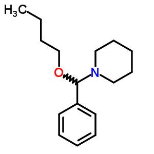 1-(丁氧基苯基甲基)-哌啶结构式_5351-11-1结构式