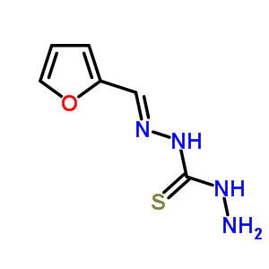 1-氨基-3-(2-呋喃基亚甲基氨基)硫代脲结构式_5351-59-7结构式