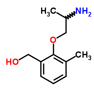 [2-(2-氨基丙氧基)-3-甲基苯基]甲醇结构式_53566-98-6结构式