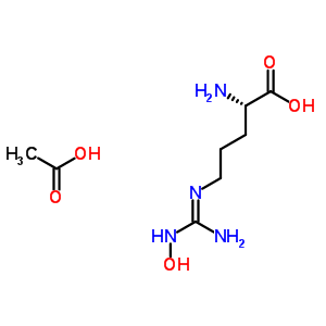 Ng-hydroxy-l-arginine monoacetate Structure,53598-01-9Structure