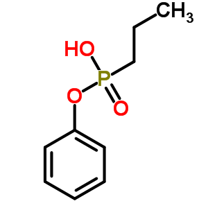 丙基膦酸单苯酯结构式_53621-79-7结构式